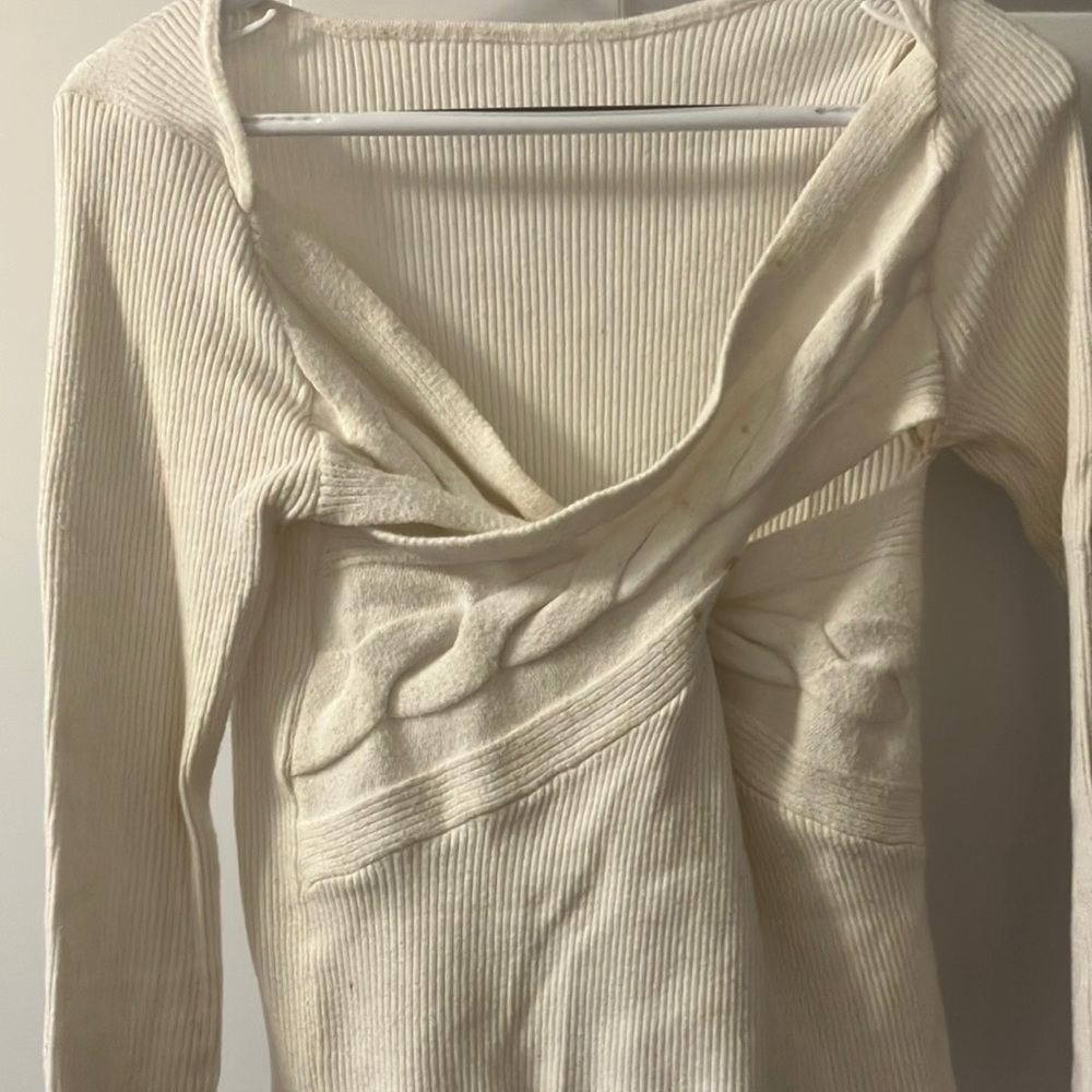 Elegant Cream Sweater